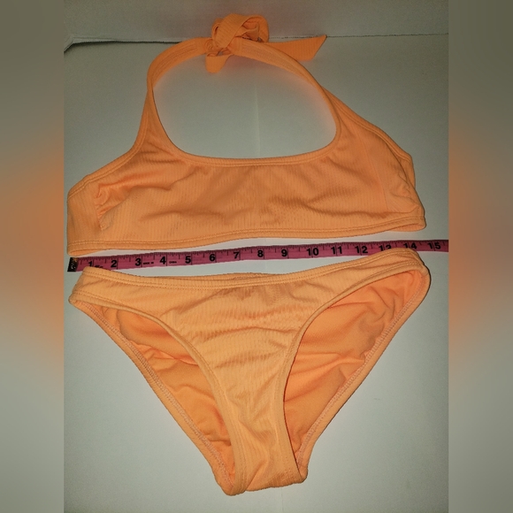 Xhilaration Swimsuit Orange 2pc - Picture 9 of 10